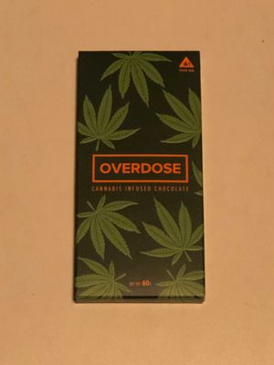 OverDose 1000mg THC Dark Chocolate Bar OverDose 1000mg THC Dark Chocolate Bar