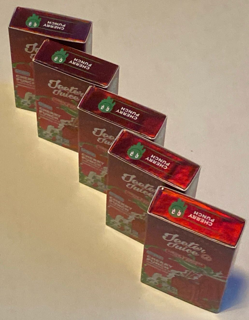 Jeeter Juice Cherry Punch Hybrid 2g 2000mg Disposable Rechargeable 5 Pods 5pack