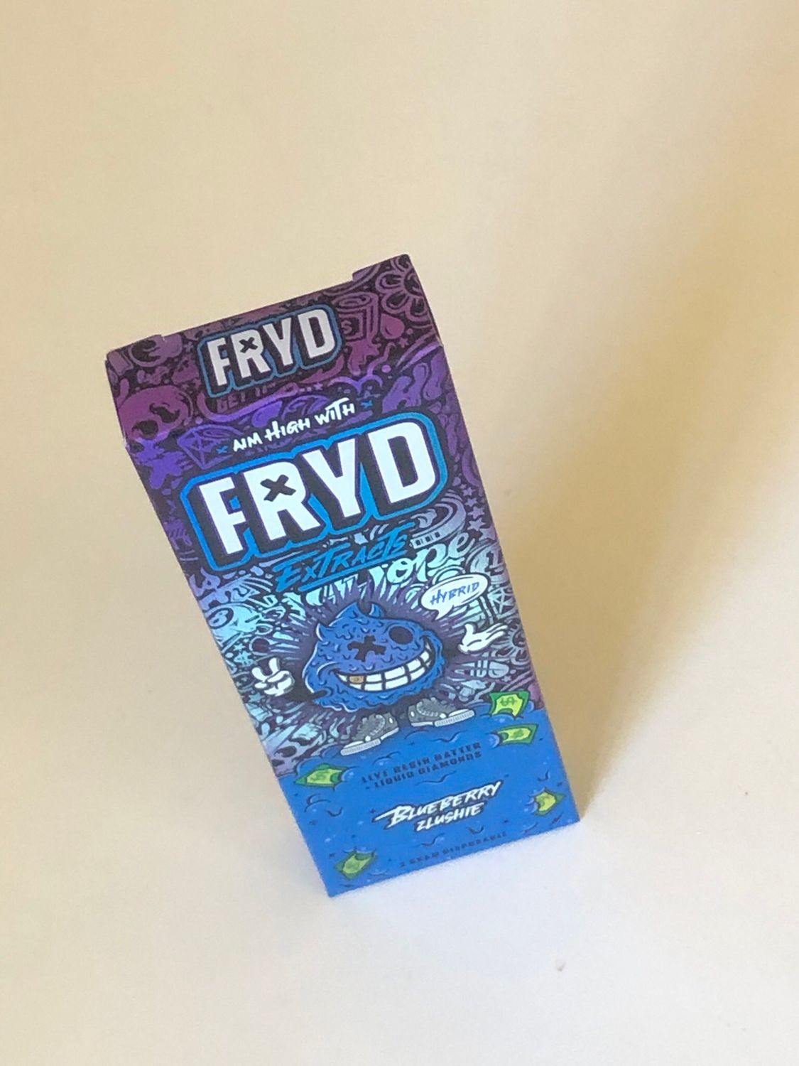 Fryd 2g Rechargeable Disposable Stick Vape Pen Blueberry Zlushie