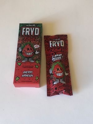 2g Fryds Extracts Cherry AirHeads Disposable Cartridge with Rechargeable Battery