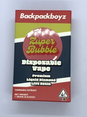 BackPackBoyz Zuper Bubble Disposable Vape Donut Pod 1g