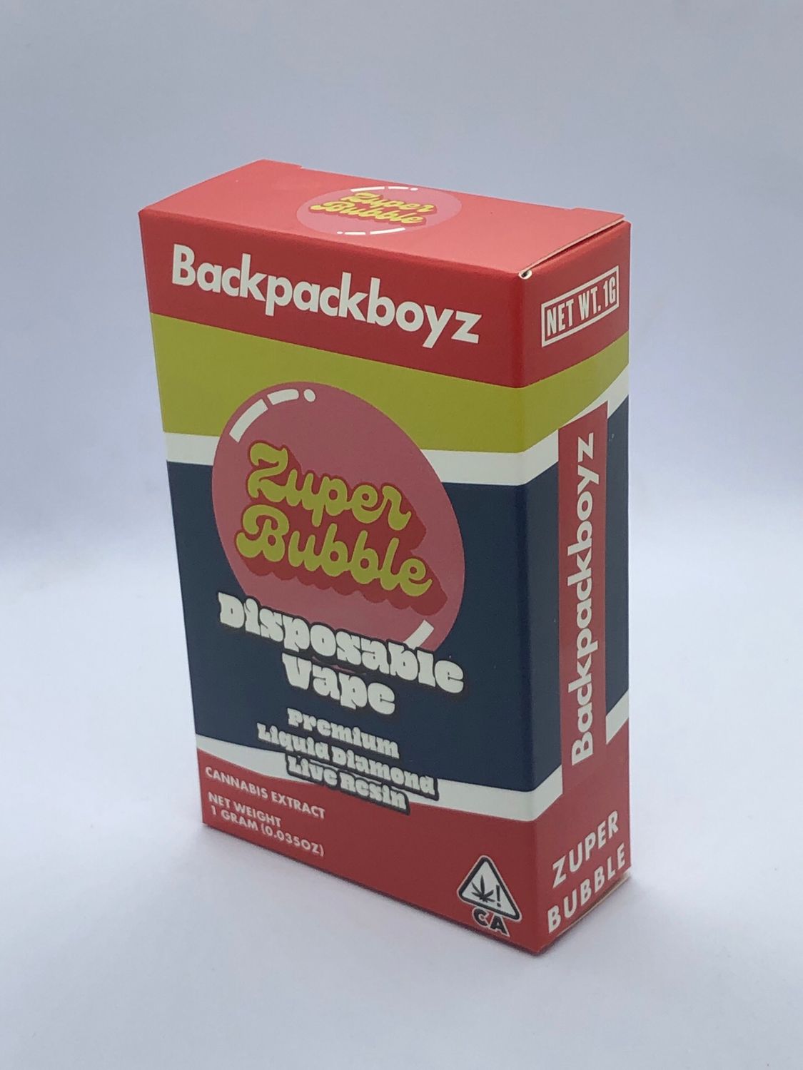 BackPackBoyz Zuper Bubble Disposable Vape Donut Pod 1g
