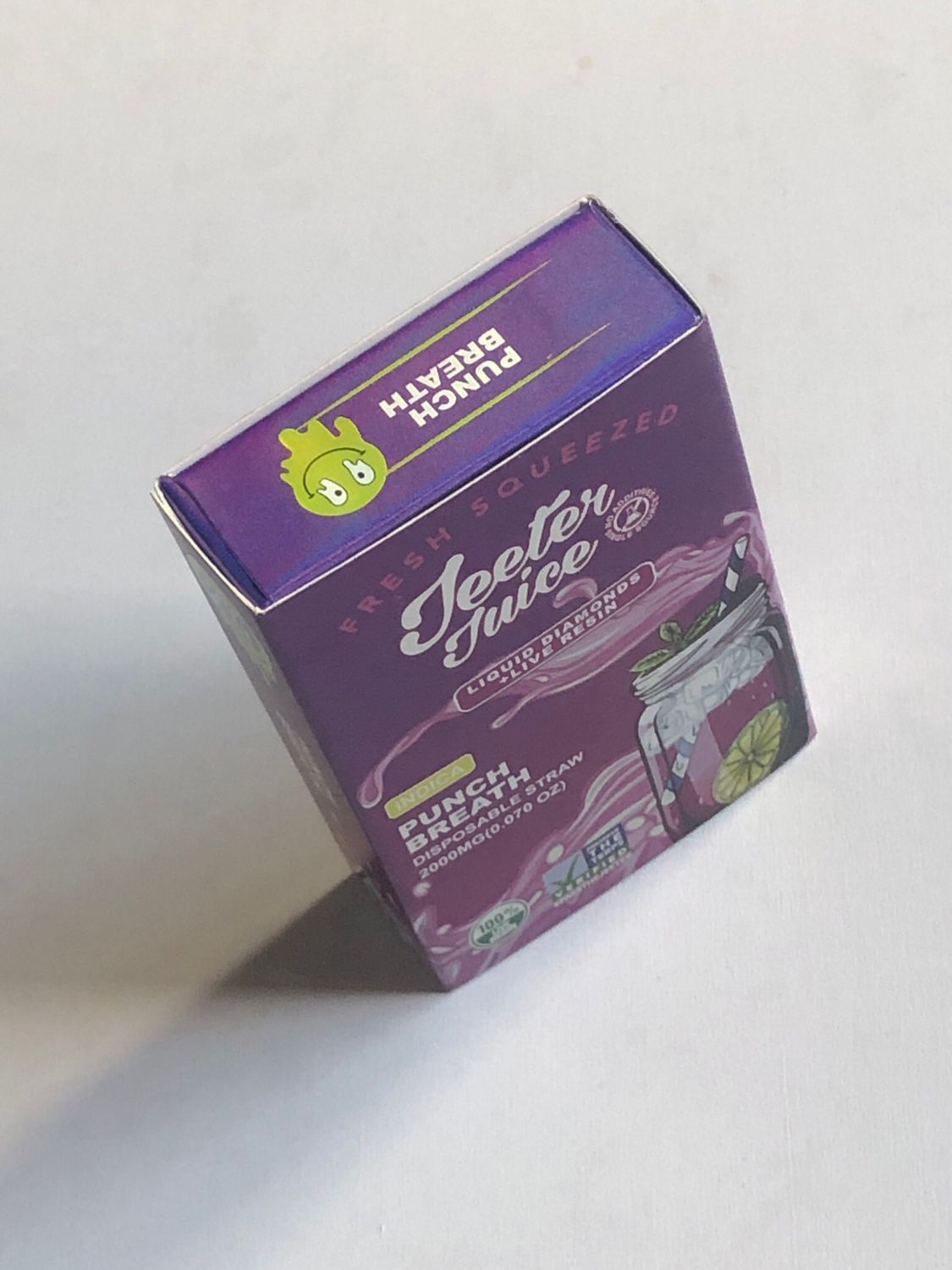 Jeeter Juice Punch Breath Indica Disposable Rechargeable Straw