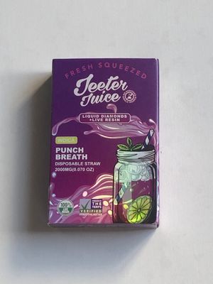 Jeeter Juice Punch Breath Indica Disposable Rechargeable Straw