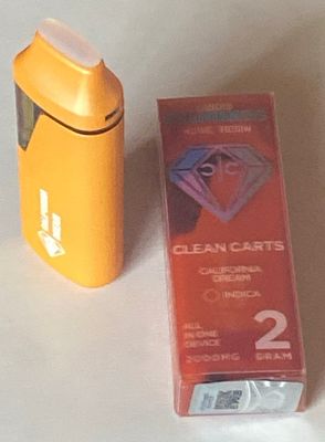 Clean Carts California Dream Live Resin 2g Disposable Rechargeable