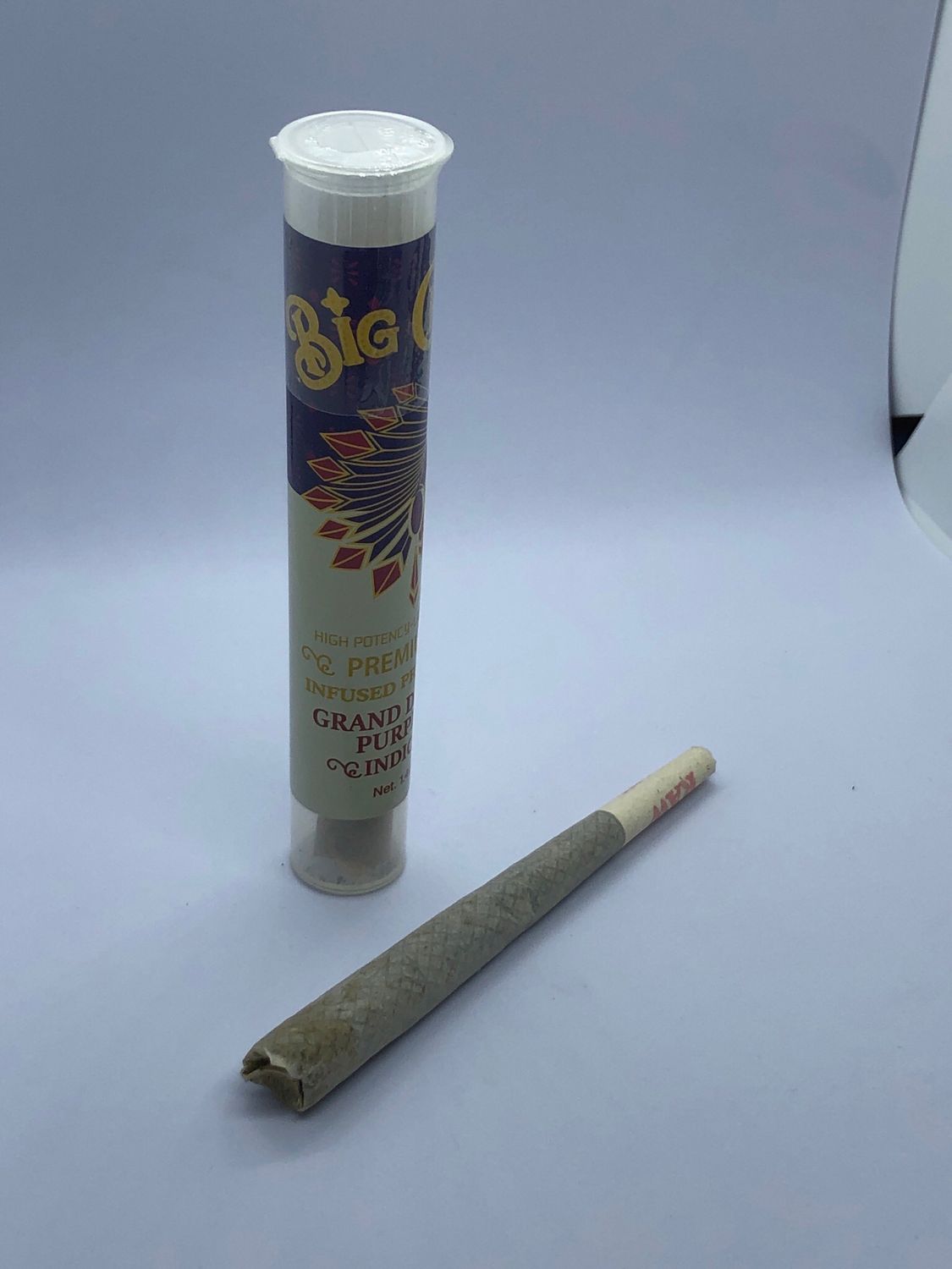Big Chief King Size Grand Daddy Purple PreRoll 1g Top Shelf