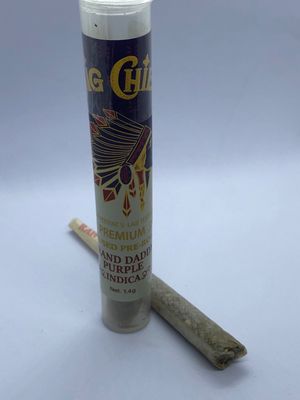 Big Chief King Size Grand Daddy Purple PreRoll 1g Top Shelf