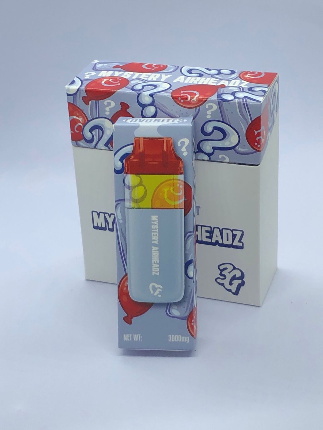 Favorites Mistery Airheadz Sativa 3g Disposable Rechargeable Cartridge