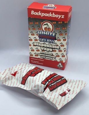 BackPackBoyz White Cherry Gelato Disposable Rechargeable Pod 1g
