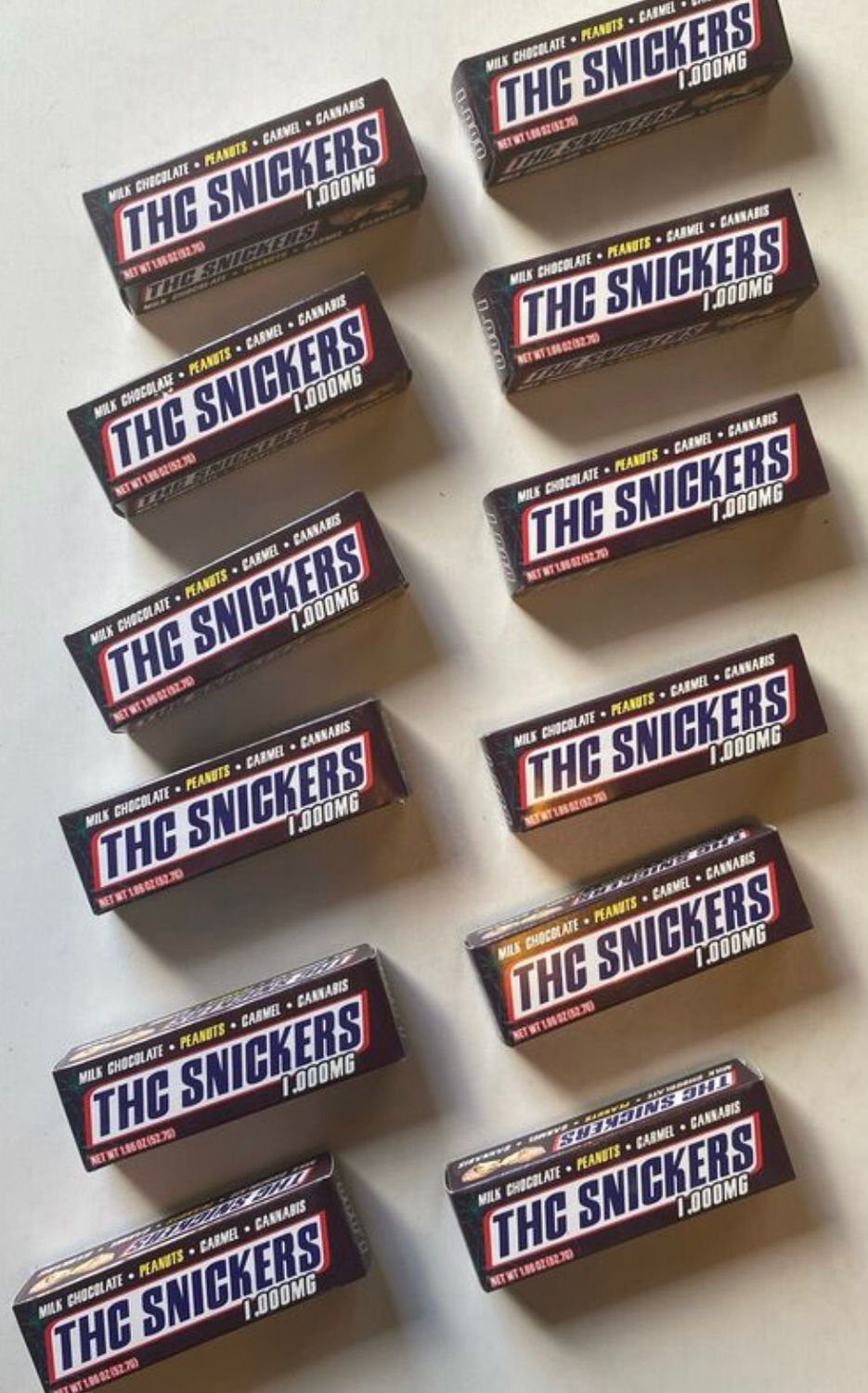 12 Caramel Peanut Bars 1000mg