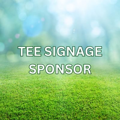 Tee Signage Sponsor Tee Signage Sponsor