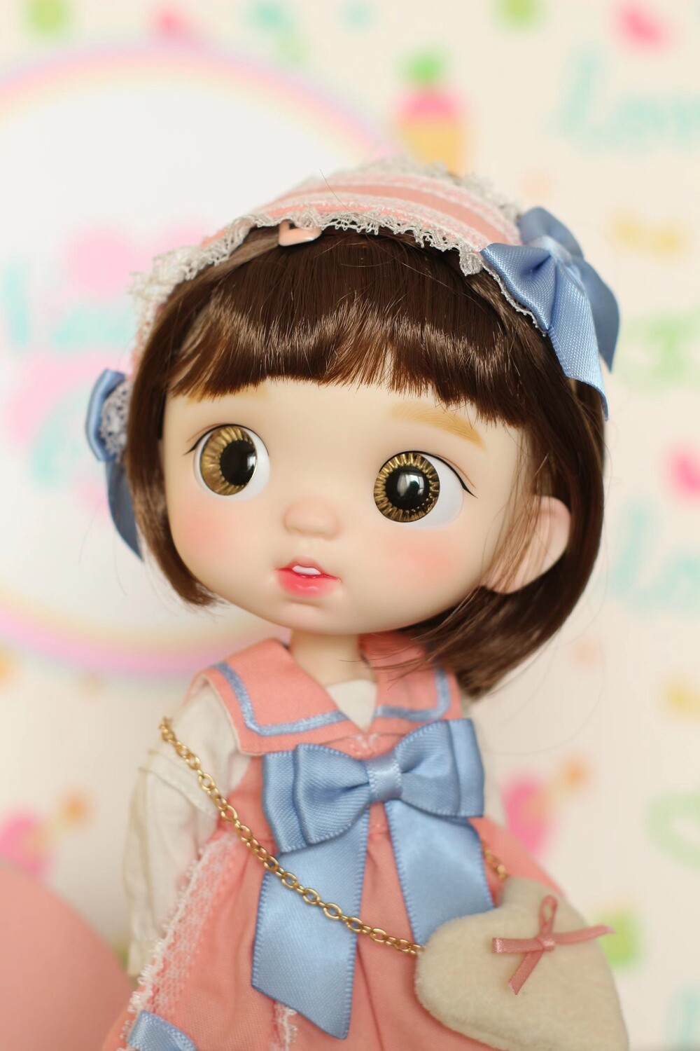 Naughty Cutey Full Set Doll Smile Brown eyes