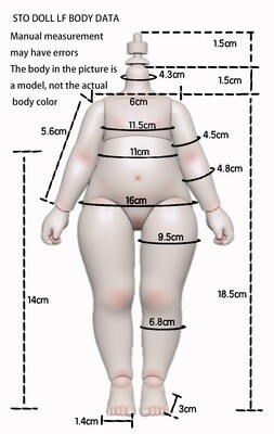 STO DOLL LF Body For Blythe