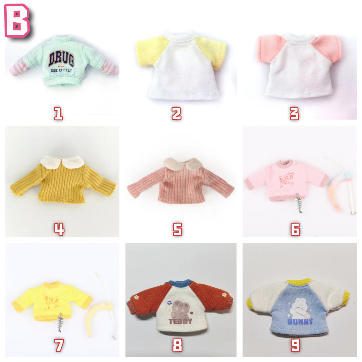 clothes dress T-shirt suit for ob11