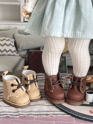 shoes for smaller 1/6 LF body Handmade Martin boots