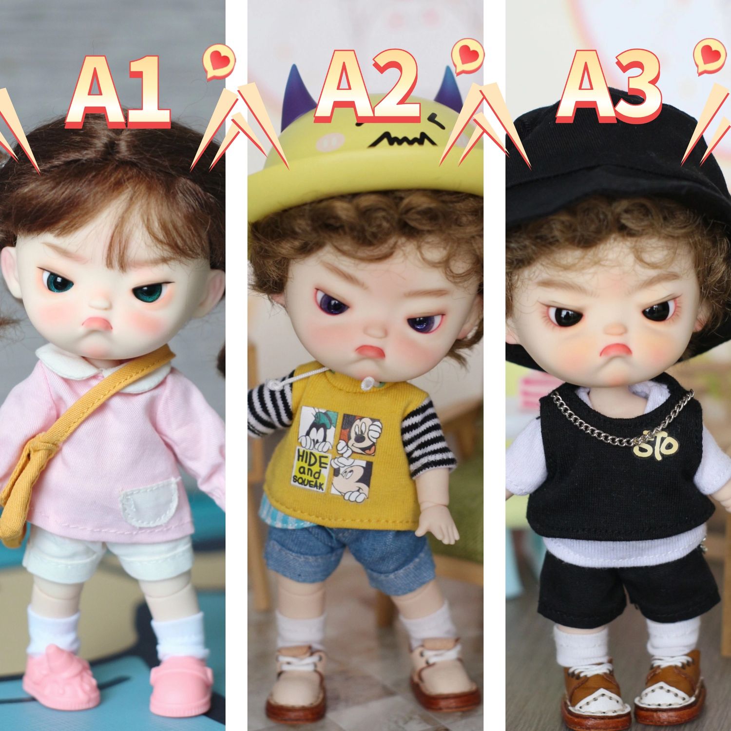 Unhappy doll S white 奶哼白肌S号 10% OFF