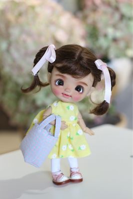 ONE OFF💝tan Flower Freckles 花花full set doll tan skin