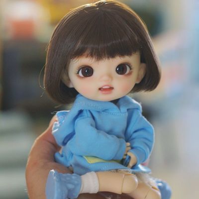 OOAK💝one Off💝full Set doll head Happy Squirrel 开心松鼠