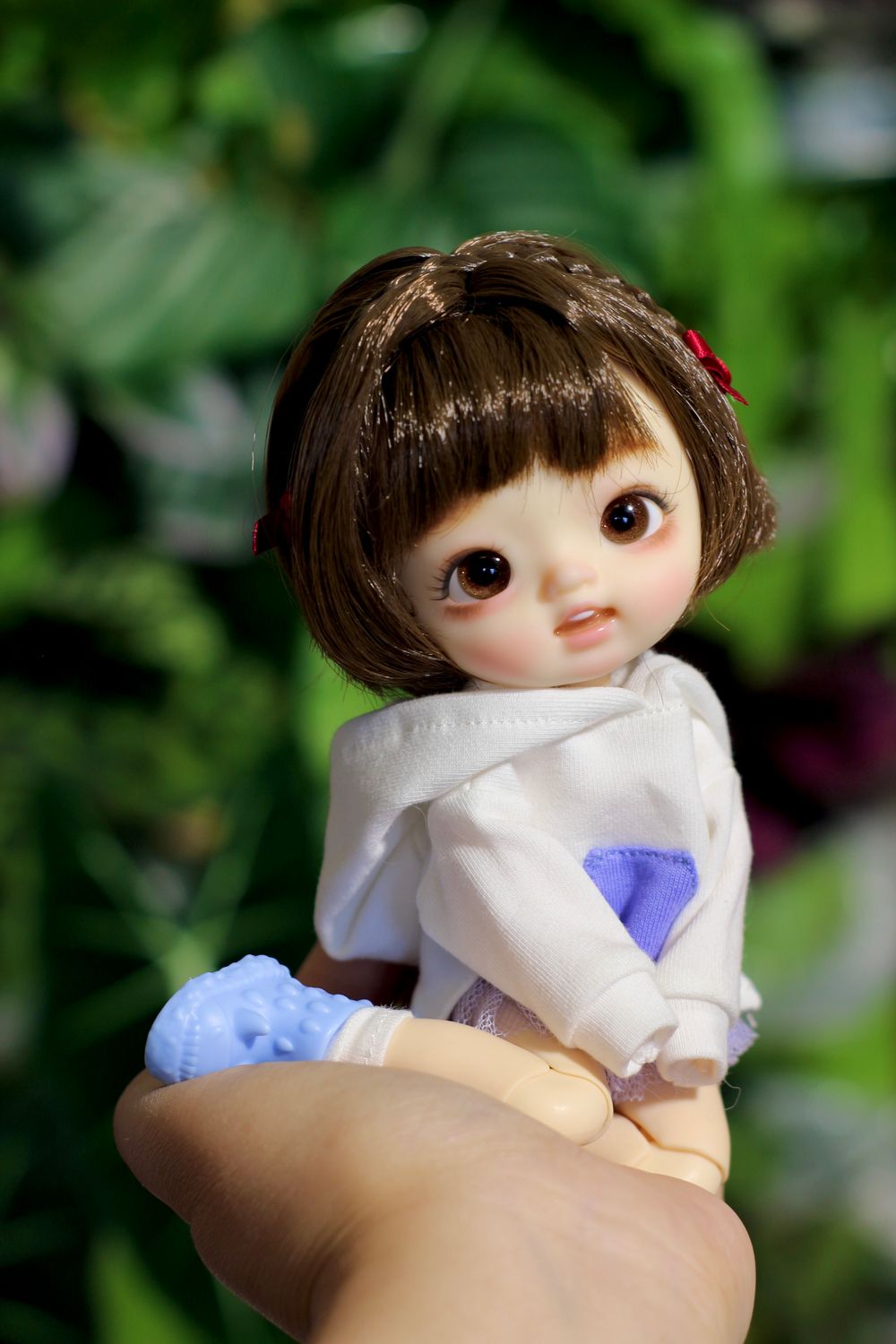OOAK💝one Off💝full Set doll head Happy Squirrel 开心松鼠