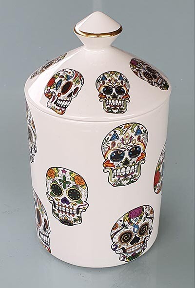 Canister Skulls Candles (320ml)