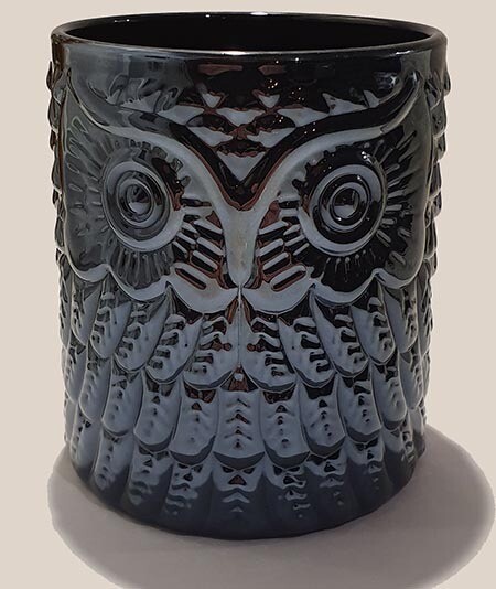 Vintage Owl Black Candles (280ml)