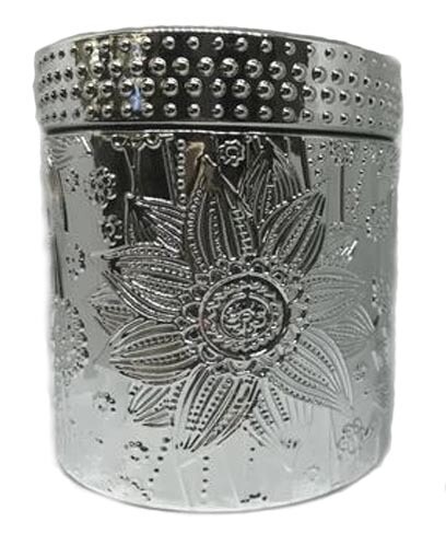 Lotus Flower Silver Candles (290ml)