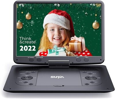 14.1&#39;&#39; Portable DVD Player, with swivel screen, comes with keys on the screen