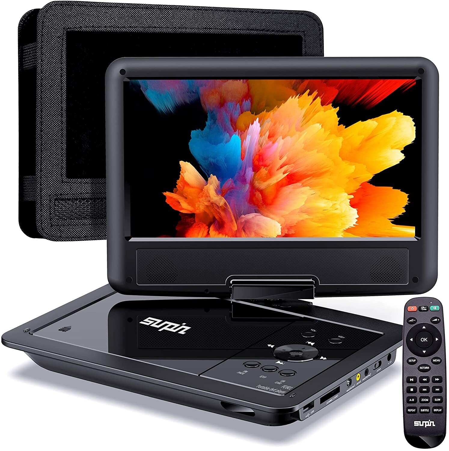 SUNPIN 9.5&quot; Portable DVD Player for Kids and Car