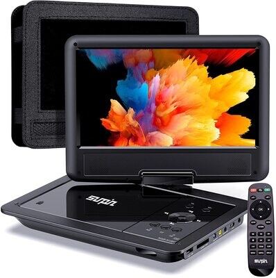 SUNPIN 9.5&quot; Portable DVD Player for Kids and Car