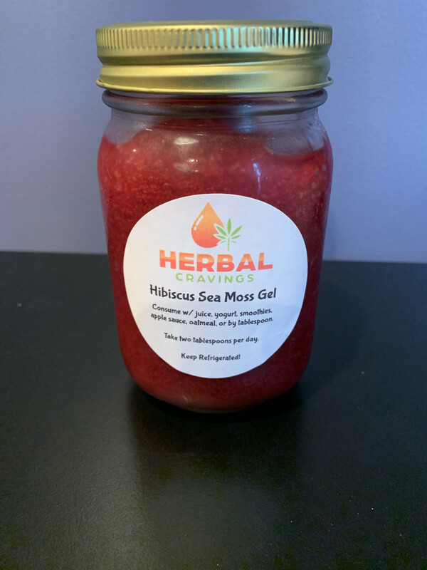 Hibiscus Sea Moss Gel