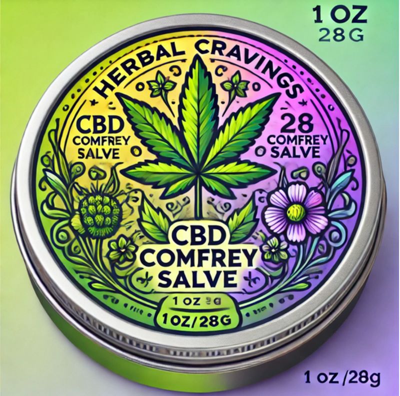 CBD w/ Comfrey Salve 2 Oz