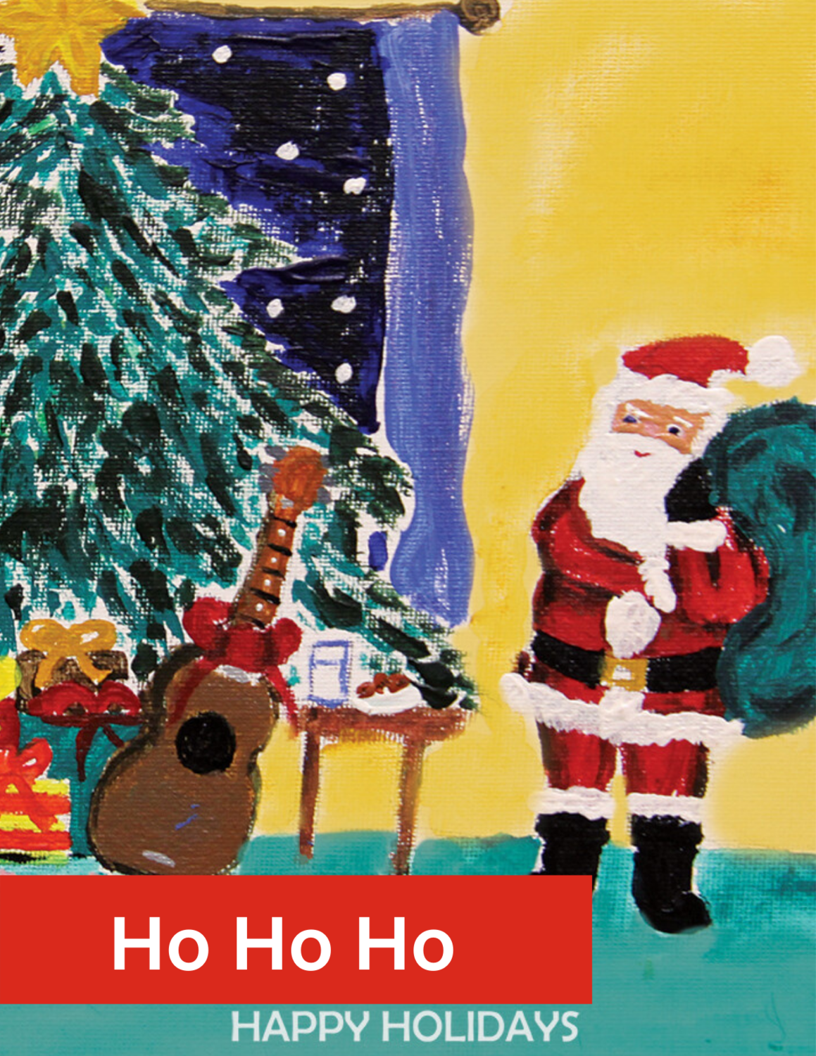 "Ho Ho Ho Happy Holiday" Holiday Greeting Card Set "Ho Ho Ho Happy Holiday" Holiday Greeting Card Set