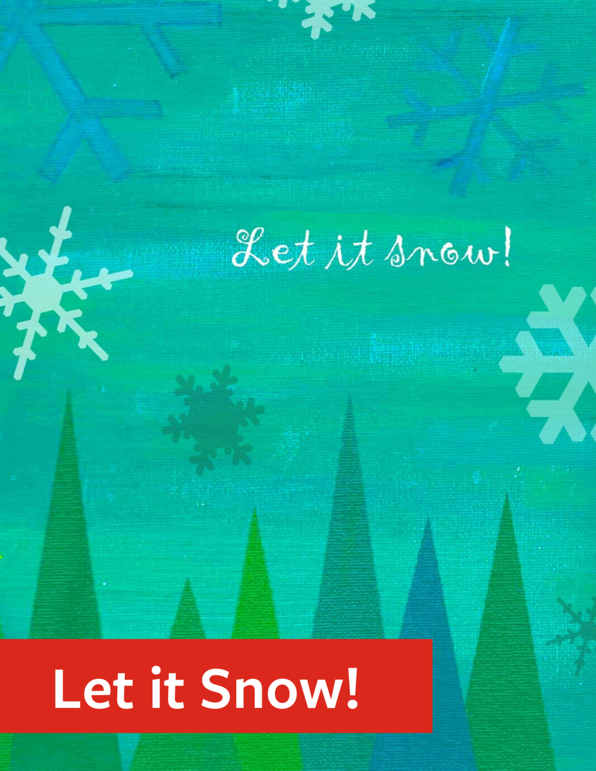 "Let it Snow" Holiday Greeting Card Set "Let it Snow" Holiday Greeting Card Set