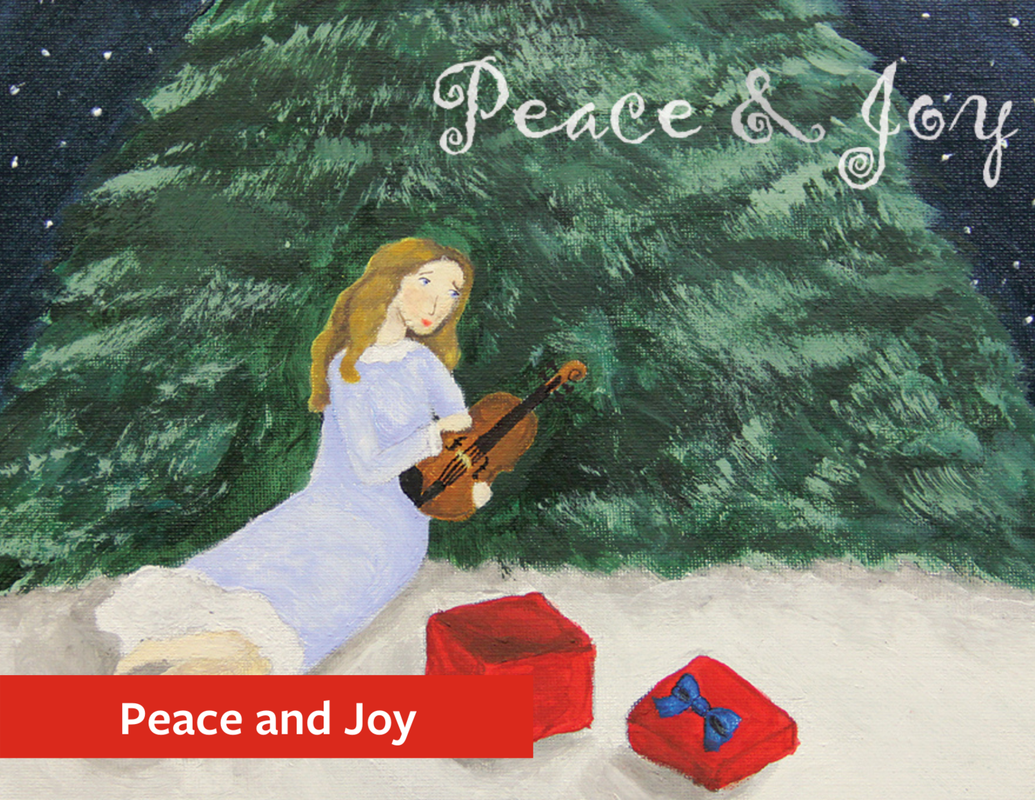 "Peace and Joy" Holiday Greeting Card Set "Peace and Joy" Holiday Greeting Card Set