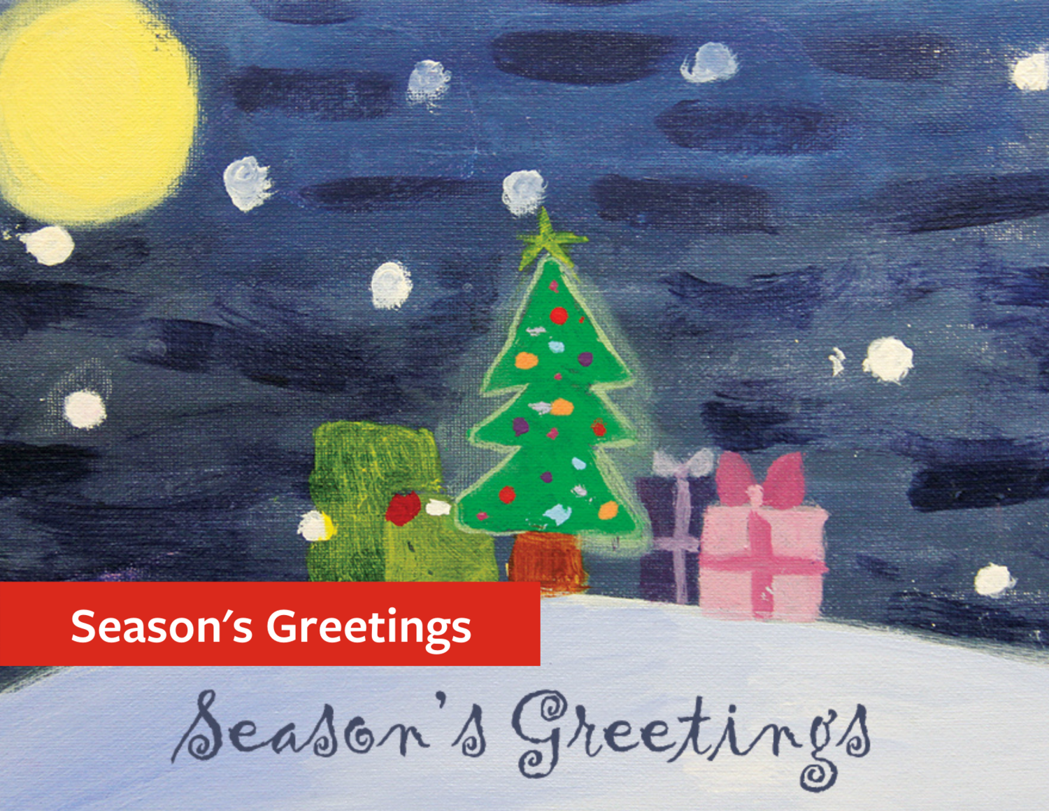 "Seasons' Greetings" Holiday Greeting Card Set "Seasons' Greetings" Holiday Greeting Card Set