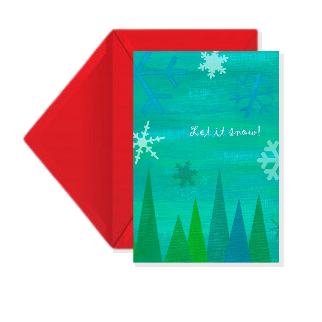 &quot;Let it Snow&quot; Holiday Greeting Card Set