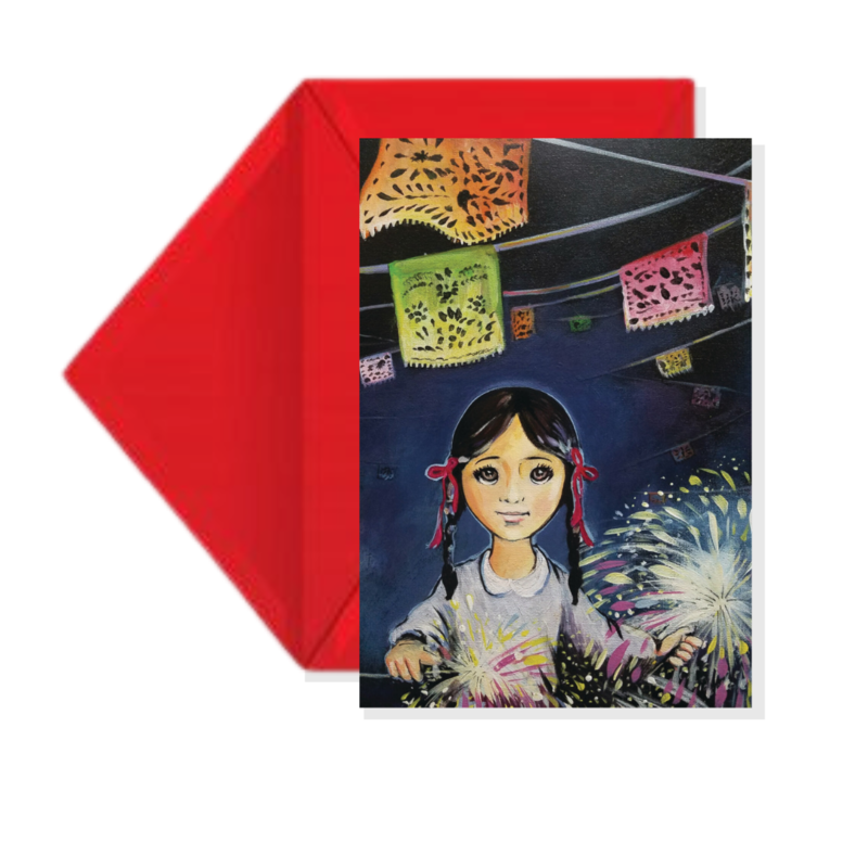 &quot;Sparklers&quot; Holiday Greeting Card Set