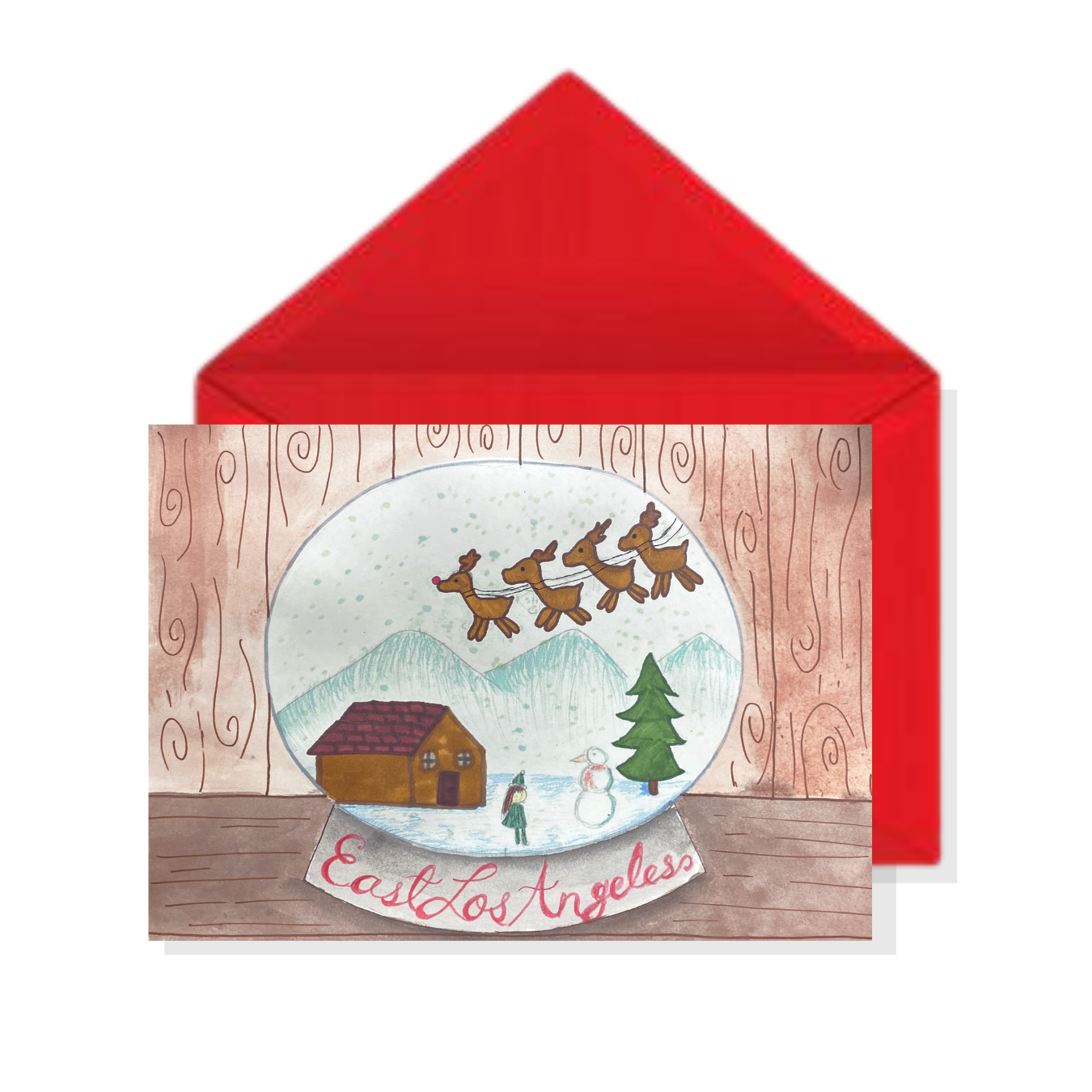 &quot;There&#39;s Snow Place Like Home&quot; Holiday greeting Card Set