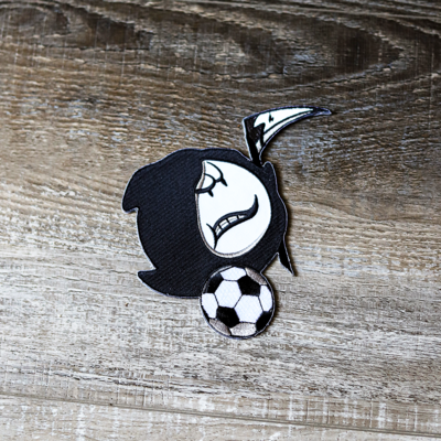 "Ghost At The Derby" Custom Patch