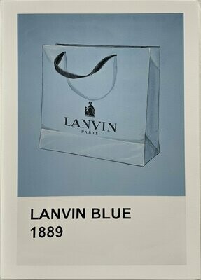 Lanvin Blue A3 print
