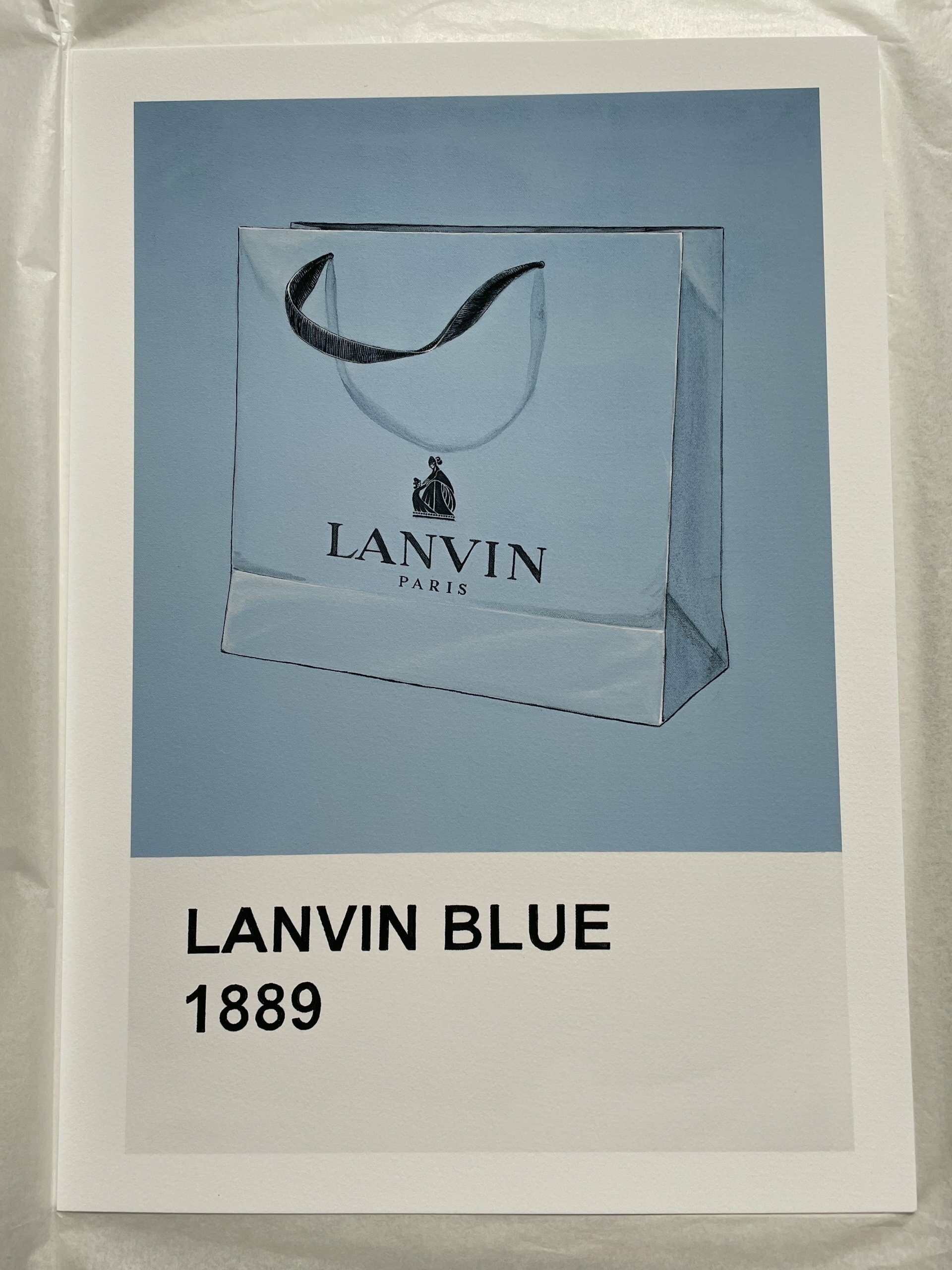 Lanvin Blue A3 print