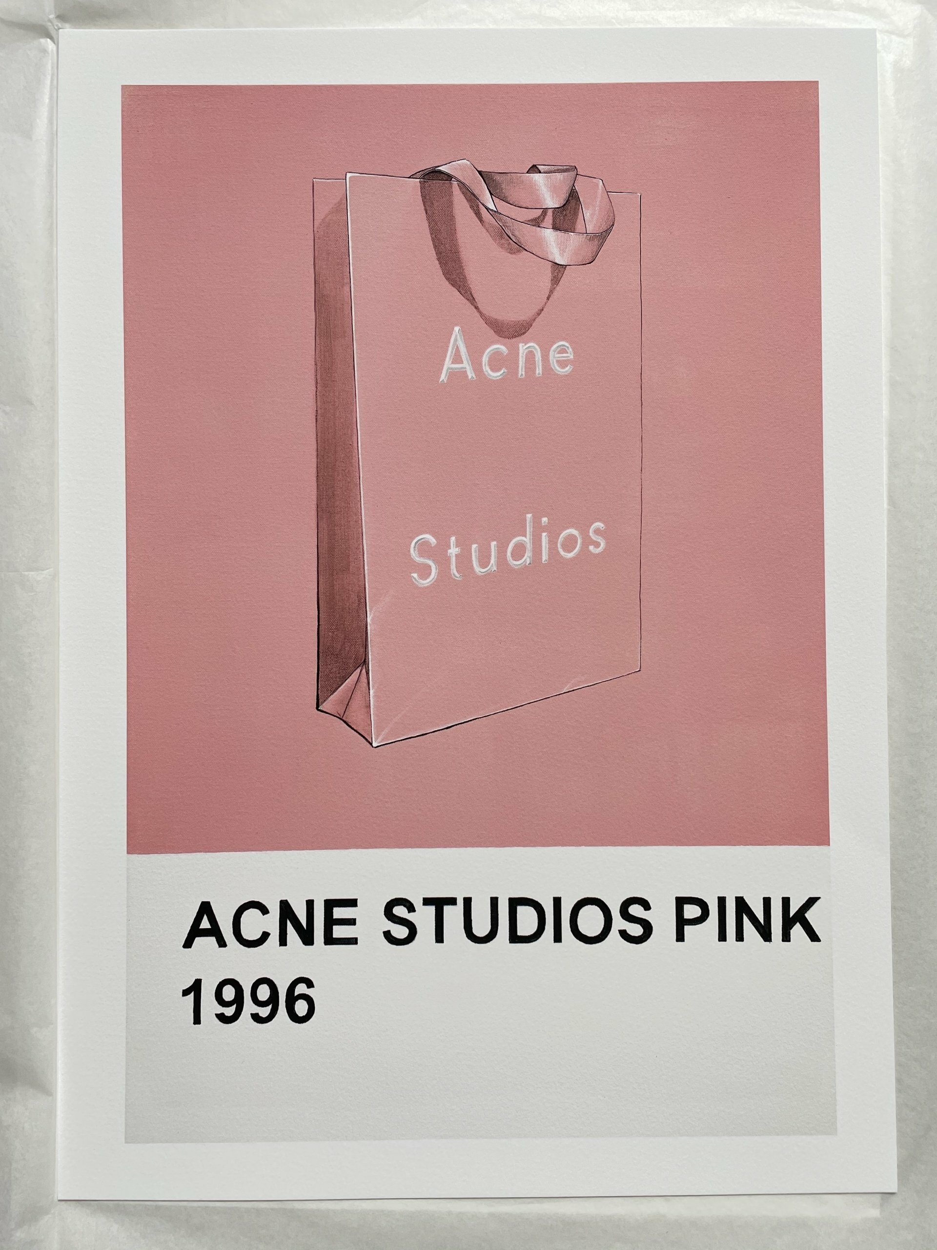 Acne Pink A3 Print