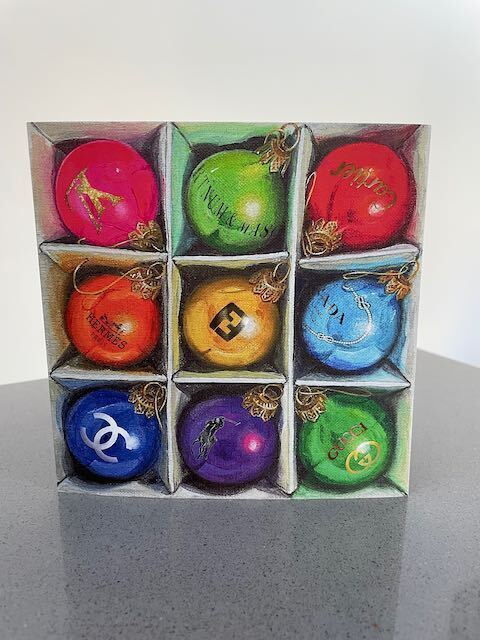 'Designer Baubles' X5 cards