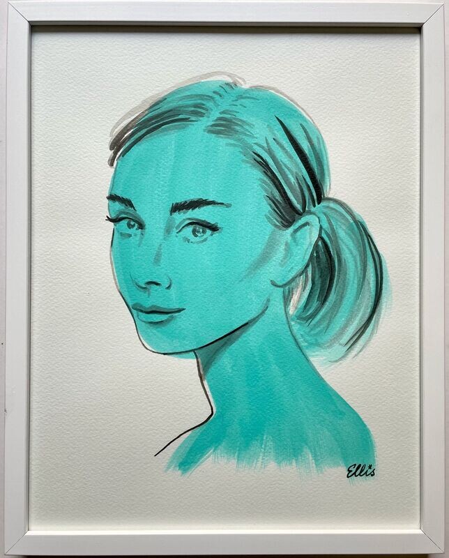 Audrey in Tiffany Blue