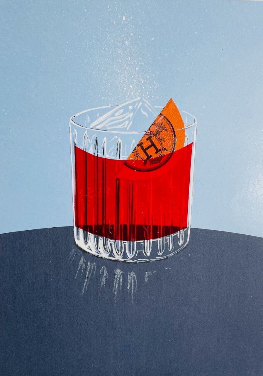 'Hermés Orange Negroni'