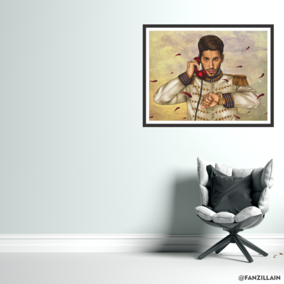 Ramos 'The General' Graphic Wall Art Real Madrid