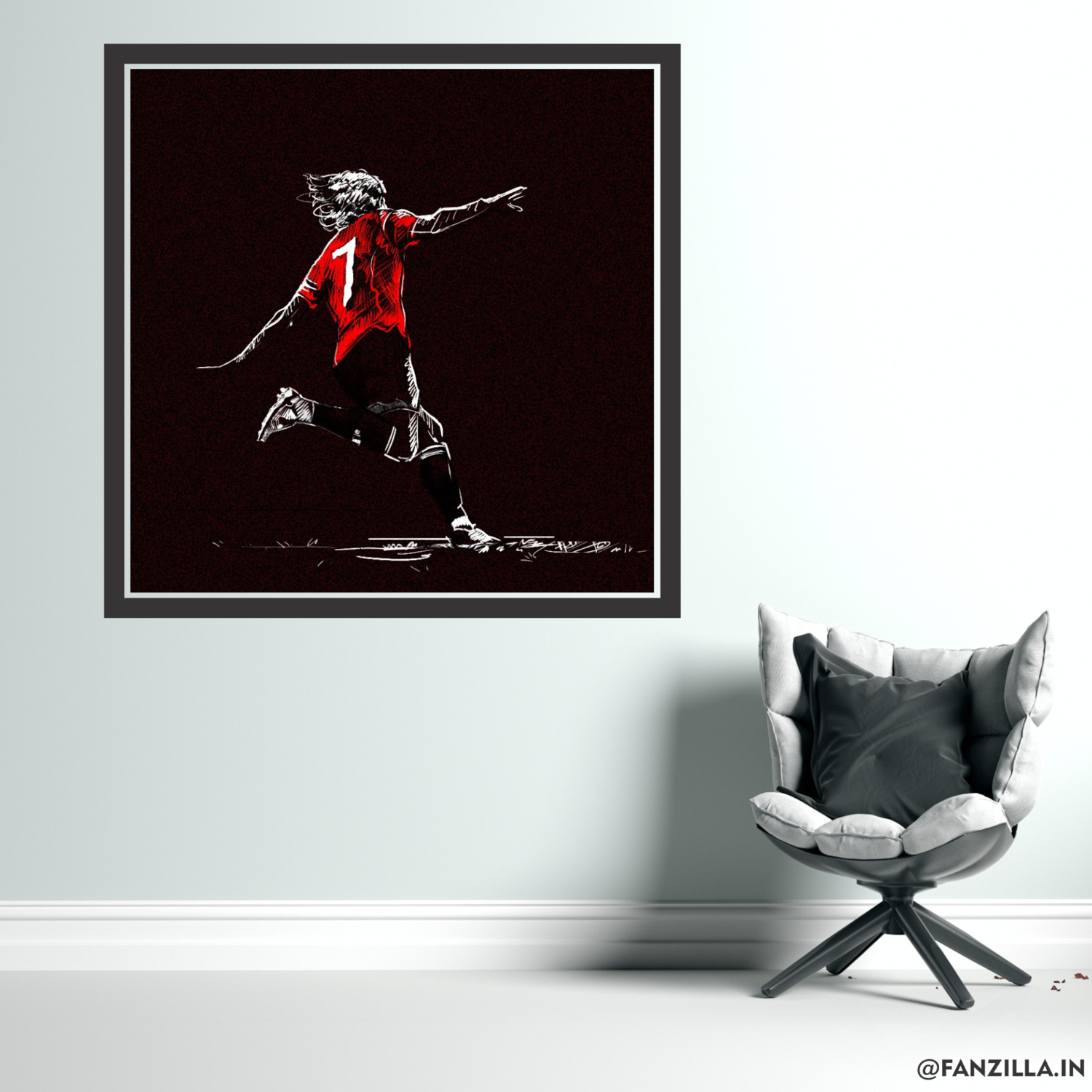 Cavani - 'Catch Me If You Can' Graphic Wall Art