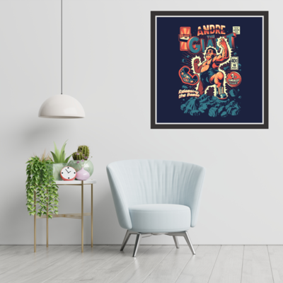 Andre The Giant - 'Smash' Graphic Wall Art