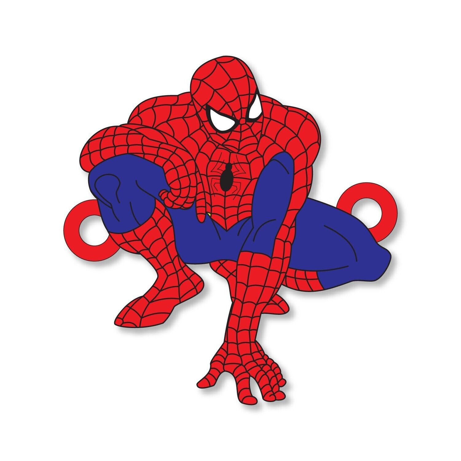 Spiderman Rakhi with Fridge Magnet and Pin