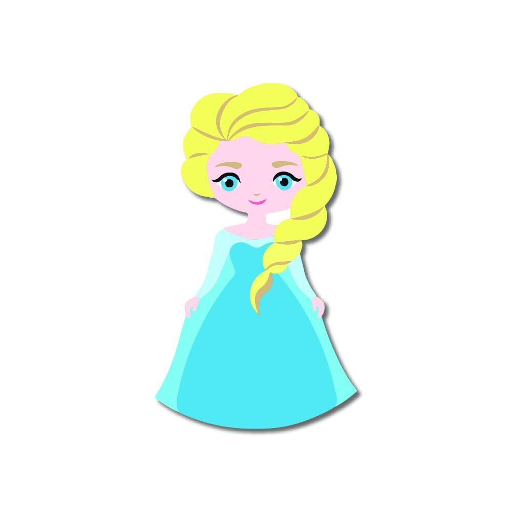 Frozen Elsa Wooden Fridge Magnet